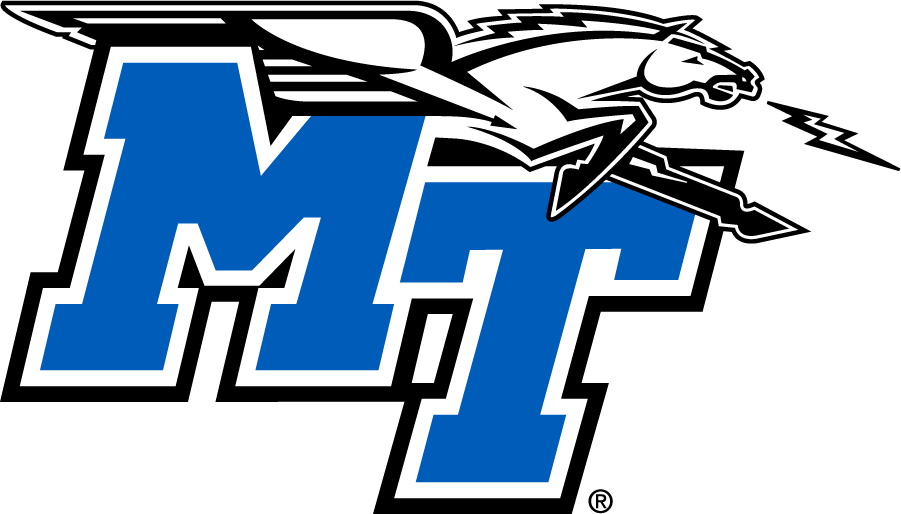 Middle Tennessee Blue Raiders 2019-Pres Primary Logo diy DTF decal sticker